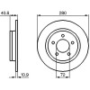 BOSCH | Bremsscheibe | 0 986 479 C79