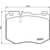 Brembo | Bremsbelagsatz, Scheibenbremse | P 50 145