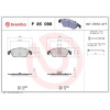 Brembo | Bremsbelagsatz, Scheibenbremse | P 85 098