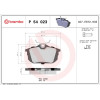 Brembo | Bremsbelagsatz, Scheibenbremse | P 54 023