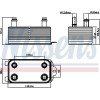 Nissens | Ölkühler, Automatikgetriebe | 91162
