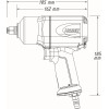 Hazet | Schlagschrauber (Druckluft) | 9012EL-SPC