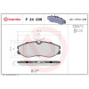 Brembo | Bremsbelagsatz, Scheibenbremse | P 24 039