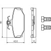 BOSCH | Bremsbelagsatz, Scheibenbremse | 0 986 460 995