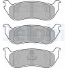 Delphi | Bremsbelagsatz, Scheibenbremse | LP1859