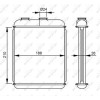 NRF | Wärmetauscher, Innenraumheizung | ohne Rohr | 53215