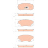 TRW | Bremsbelagsatz, Scheibenbremse | GDB3492