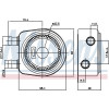 Nissens | Ölkühler, Motoröl | 90697