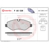 Brembo | Bremsbelagsatz, Scheibenbremse | P A6 026