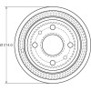 TRW | Bremstrommel | DB4398