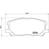 Brembo | Bremsbelagsatz, Scheibenbremse | P 83 067