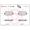 Brembo | Bremsbelagsatz, Scheibenbremse | P 37 020