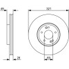 BOSCH | Bremsscheibe | 0 986 479 536