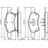 BOSCH | Bremsbelagsatz, Scheibenbremse | 0 986 424 765