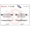 Brembo | Bremsbelagsatz, Scheibenbremse | P 44 026X