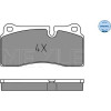 Meyle | Bremsbelagsatz, Scheibenbremse | 025 242 6118