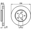 BOSCH | Bremsscheibe | 0 986 478 968