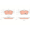 TRW | Bremsbelagsatz, Scheibenbremse | GDB1348