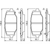 BOSCH | Bremsbelagsatz, Scheibenbremse | 0 986 494 767