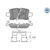 Meyle | Bremsbelagsatz, Scheibenbremse | 025 221 2917/PD