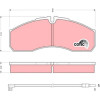 TRW | Bremsbelagsatz, Scheibenbremse | GDB1610