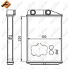NRF | Wärmetauscher, Innenraumheizung | mit Montagematerial | 54309