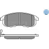 Meyle | Bremsbelagsatz, Scheibenbremse | 025 242 8016/W