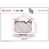 Brembo | Bremsbelagsatz, Scheibenbremse | P 06 088