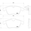 Brembo | Bremsbelagsatz, Scheibenbremse | P 61 106