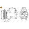 NRF | Kompressor, Klimaanlage | mit PAG Kompressoröl | 32208
