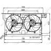 NRF | Lüfter, Motorkühlung | 47051