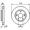 BOSCH | Bremsscheibe | 0 986 479 124