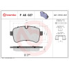 Brembo | Bremsbelagsatz, Scheibenbremse | P A6 027