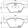 Brembo | Bremsbelagsatz, Scheibenbremse | P 06 057