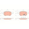 TRW | Bremsbelagsatz, Scheibenbremse | GDB4128