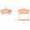 TRW | Bremsbelagsatz, Scheibenbremse | GDB1317