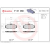 Brembo | Bremsbelagsatz, Scheibenbremse | P 61 060