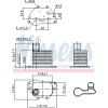 Nissens | Ölkühler, Motoröl | 90981