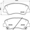 Brembo | Bremsbelagsatz, Scheibenbremse | P 30 122