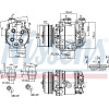 Nissens | Kompressor, Klimaanlage | 890035