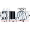 Nissens | Ölkühler, Motoröl | 90974