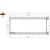 NRF | Wärmetauscher, Innenraumheizung | ohne Rohr | 54422