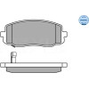 Meyle | Bremsbelagsatz, Scheibenbremse | 025 242 7516/W