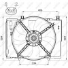 NRF | Lüfter, Motorkühlung | 47473