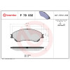 Brembo | Bremsbelagsatz, Scheibenbremse | P 79 032