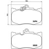 Brembo | Bremsbelagsatz, Scheibenbremse | P 83 072