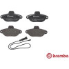 Brembo | Bremsbelagsatz, Scheibenbremse | P 23 160