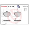 Brembo | Bremsbelagsatz, Scheibenbremse | P 50 038