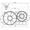 NRF | Lüfter, Motorkühlung | 47000