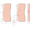 TRW | Bremsbelagsatz, Scheibenbremse | GDB1731